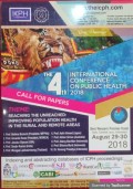 The 4th, International Conference On Public Heatlh 2018