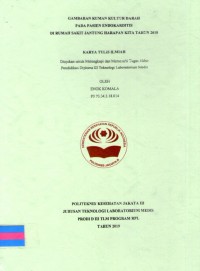 Karya Tulis Ilmiah Th.2019 : Gambaran Kuman Kultur Darah Pada Pasien Endokarditis Di Rumaha Sakit Jantung Harapan Kita Tahun 2018 (Teks Dan E_Book)