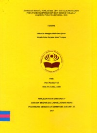 Skripsi Analis Th.2019 : Korelasi Hitung Jumlah Sel CD4+ Dan Albumin Serum Pada Pasien Koinfeksi HIV-HCV Di RSUD Tarakan Jakarta Pusat Tahun 2014 - 2018 (Teks Dan E_Book)