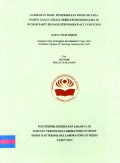 Karya Tulis Ilmiah Th.2019 : Gambaran Hasil Pemeriksaan Phosfor Pada Pasien Gagal Ginjal Sebelum Hemodialisa Di Rumah Sakit Siloam Lippo Karawaci Tahun 2018 (Teks Dan E_Book)