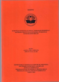 Skripsi Bidan D4 2023 : HUBUNGAN DUKUNGAN SOSIAL TERHADAP PEMBERIAN 
ASI EKSKLUSIF DI WILAYAH KERJA PUSKESMAS 
PONDOKGEDE BEKASI