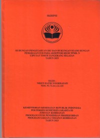 Skripsi Bidan D4 2023 : HUBUNGAN PENGETAHUAN IBU DAN DUKUNGAN SUAMI DENGAN 
PEMAKAIAN IUD PADA AKSEPTOR KB DI TPMB. N 
CIPUTAT TIMUR TANGERANG SELATAN
TAHUN 2023
