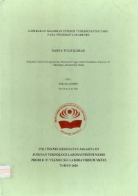 Karya Tulis Ilmiah Th.2020 : Gambaran Kejadian Infeksi Tuberkulosis Paru Pada Penderita Diabetes (Teks Dan E_Book)