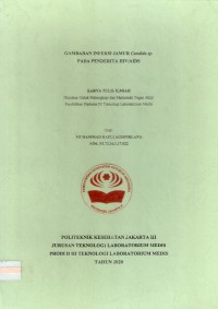 Karya Tulis Ilmiah Th.2020 : Gambaran Infeksi Jamur Candida sp. Pada Penderita HIV/AIDS (Teks Dan E_Book)