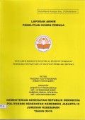 Penelitian Dosen Th.2019 : Pengaruh Booklet Menstrual Hygiene Terhadap Perubahan Pengetahuan Sikap dan Perilaku Remaja