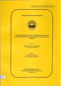 Penelitian Dosen Th.2019 : Analisis Hubungan Tingkat Kesepian (LONELINESS) Dengan Kemapuan Interaksi Sosial Lansia Di Panti Wredha