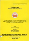 Penelitian Dosen Th.2019 :  Pengaruh Persepsi Ibu Tentang Stimulasi Perkembangan Terhadap Perkembangan Balita Usai 1-3 Tahun Di Posyando Dahlia Rw 06 Kelurahan Pondok Ranggon 1