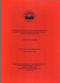 TABD th.2020 : GAMBARAN BENTUK PERILAKU DISKRIMINASI GENDER DI LINGKUNGAN RT 06/RW 05 KELURAHAN GEDONG JAKARTA TIMUR TAHUN 2020