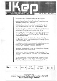 ANALISIS FAKTOR-FAKTOR RESIKO TERJADINYA PENYAKIT JANTUNG ISKEMIK (PJI) PADA KLIEN HIPERTENSI (JKep)