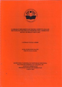 GAMBARAN IMPLEMENTASI TEKNIK YOPHYTTA DALAM MENGURANGI KECEMASAN PRIMIGRAVIDA TRIMESTER KETIGA DI BPM R TAHUN 2019