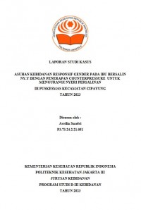 LKBD TAHUN 2023: ASUHAN KEBIDANAN KOMPREHENSIF PADA IBU BERSALIN NY.Y DENGAN PENERAPAN COUNTERPREESSURE UNTUK MENGURANGI NYERI PERSALINAN