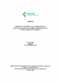 Skripsi Keperawatan 2024: Hubungan Kepercayaan Diri Dengan Kecemasan Pada Remaja Korban Perundungan di SMA Kabupaten Bekasi