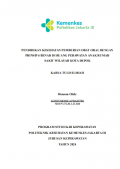 Karya  Tulis Ilmiah Keperawatan 2024: Pendidikan Kesehatan Pemberian Obat Oral Dengan Prinsip 6 Benar Di Ruang Perawatan Anak Rumah Sakit Wilayah Kota Depok