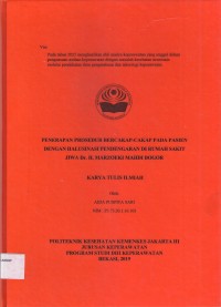 Keperawatan th. 2019 (KTI) Penerapan Prosedur Bercakap-cakap pada Pasien dengan Halusinasi Pendengaran (Teks dan E_book)