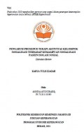 Keperawatan 2021 (KTI) : PENGARUH PROSEDUR TERAPI AKTIVITAS KELOMPOK SOSIALISASI TERHADAP KEMAMPUAN SOSIALISASI PASIEN ISOLASI SOSIAL (Teks & E-book)