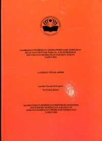 TABD th.2021 : GAMBARAN PEMBERIAN AROMATERPI JAHE TERHADAP 
MUAL DAN MUNTAH PADA Ny. A DI PUSKESMAS 
KECAMATAN KEMBANGAN JAKARTA BARAT
TAHUN 2021