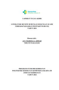 TABD Tahun 2024: LITERATURE REVIEW HUBUNGAN DUKUNGAN SUAMI TERHADAP KEJADIAN POSTPARTUM BLUES