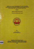 Skripsi Analis Th.2021 :  Hubungan Hasil Pemeriksaan Laktat Dan Ph Darah Dengan Kejadian Mortalitas Pasien Sepsis Di ICU RSUPN Dr. Cipto Mangunkusumo (Teks Dan E_Book)