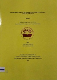 Skripsi Analis Th.2021 : Kadar Hemoglobin Sebagai Indikator Keracunan Timbal (Literature Review) (Teks Dan E_Book)