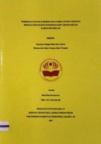 Skripsi Analis Th.2021 : Perbedaan Kadar D-Dimer Pada Pasien Covid-19 Dengan Derajat Keparahan Di Rumah Sakit Umum Daerah Kabupaten Bekasi
 (Teks Dan E_Book)