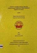 Skripsi Analis Th.2021 : Uji Daya Hambat Bunga Telang (Clitoria termatea) Terhadap Pertumbuhan Staphylococcus aureus (Teks Dan E_Book)