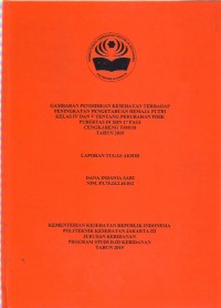 GAMBARAN TINGKAT PENGETAHUAN IBU HAMIL TENTANG PEMERIKSAAN KADAR HAEMOGLOBIN DI BPM SRI SOEKANTO JAKARTA TIMUR TAHUN 2019