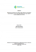 Skripsi keperawatan RKI 2024: Hubungan Dukugan Keluarga dengan Tingkat Kecemasan Anak Usia Prasekolah (3-6 Tahun) yang Terpasang Infus