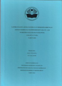 LKD4 th.2023 : LAPORAN KASUS ASUHAN KEBIDANAN BERKESINAMBUNGAN
ASUHAN KEBIDANAN KOMPREHENSIF PADA NY. A DI
PUSKESMAS KELURAHAN SUKAPURA
JAKARTA UTARA
TAHUN 2023