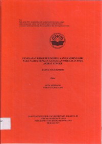 KTI th. 2019 Keperawatan : Penerapan Prosedur Miring Kanan Miring Kiri pada Pasien dengan Gangguan Mobilitas Fisik Akibat Stroke (Teks dan E_book)