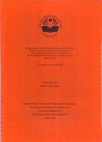 GAMBARAN PENGETAHUAN BIDAN TENTANG STIMULASI DETEKSI DAN INTERVENSI
DINI TUMBUH KEMBANG (SDIDTK)
DI PUSKESMAS KECAMATAN KEMBANGAN
TAHUN 2019
