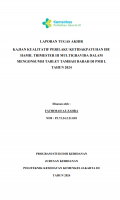 TABD Tahun 2024: KAJIAN KUALITATIF PERILAKU KETIDAKPATUHAN IBU HAMIL TRIMESTER III MULTIGRAVIDA DALAM MENGONSUMSI TABLET TAMBAH DARAH DI PMB. L TAHUN 2024