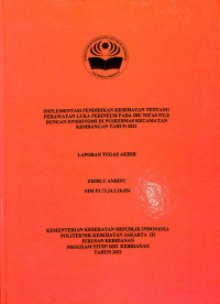 TABD th.2021 : IMPLEMENTASI PENDIDIKAN KESEHATAN TENTANG PERAWATAN LUKA PERINEUM PADA IBU NIFAS NY.S DENGAN EPISIOTOMI DI PUSKESMAS KECAMATAN KEMBANGAN TAHUN 2021