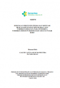 Skripsi keperawatan RKI 2024: Hubungan Perceived Stigma dan Motivasi dengan Kepatuhan Minum Obat Anti Tuberkulosis (OAT) pada Pasien Tuberkulosis di Puskesmas Kecamatan Pasar Rebo