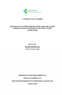 LKBD TAHUN 2023: ASUHAN KEBIDANAN PADA IBU NIFAS DENGAN NYERI LUKA PERINEUM DI PUSKESMAS KECAMATAN CIPAYUNG