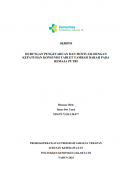 Skripsi Keperawatan 2024: Hubungan Pengetahuan dan Motivasi Dengan Kepatuhan Konsumsi Tablet Tambah Darah Pada Remaja