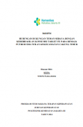 Skripsi Keperawatan 2024: Hubungan Dukungan Teman Sebaya Dengan Keberhasilan Konsumsi Tablet Fe Pada Remaja Putri di SMA Wilayah Kecamatan Cakung Timur