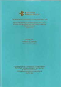 LKD4 th.2024 : LAPORAN KASUS CONTINUITY OF MIDWIFERY CARE
ASUHAN KEBIDANAN KOMPREHENSIF PADA NY. L
G1P0A0 DI PUSKESMAS KECAMATAN KALIDERES
JAKARTA BARAT
TAHUN 2024