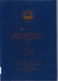 ASUHAN KEBIDANAN KOMPREHENSIF PADA NY. S DENGAN KOMPRES DINGIN PADA NYERI LUKA JAHITAN PERINEUM GRADE II DI PUSKESMAS KECAMATAN GROGOL PETAMBURAN JAKARTA BARAT
TAHUN 2018 (LKD3-Kebidanan)