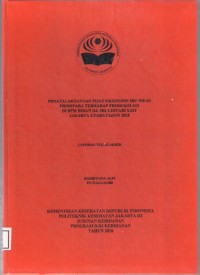 PENATALAKSANAAN PIJAT OKSITOSIN IBU NIFAS
PRIMIPARA TERHADAP PRODUKSI ASI
DI BPM BIDAN HJ. SRI LESTARI S.SIT
JAKARTA UTARATAHUN 2018 LTA D3:Kebidanan+E-Book)