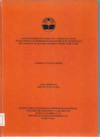 ASUHAN KEBIDANAN PADA NY. F DENGAN UPAYA
PENDAMPINGAN PEMBERIAN KOLOSTRUM DI PUSKESMAS
KECAMATAN MAKASAR JAKARTA TIMUR TAHUN 2016 (LTA D3:Kebidanan+E-Book)