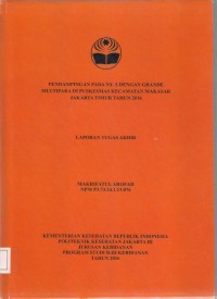 PENDAMPINGAN PADA NY. S DENGAN GRANDE
MULTIPARA DI PUSKESMAS KECAMATAN MAKASAR
JAKARTA TIMUR TAHUN 2016 ( LTA D3:Kebidanan+E-Book)