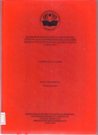 GAMBARAN PENGETAHUAN AKSEPTOR KB
TENTANG ALAT KONTRASEPSI DALAM RAHIM
DI BIDAN PRAKTIK MANDIRI JAKARTA BARAT
TAHUN 2017 (LTA-Bidan+E Book)