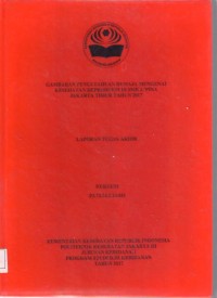 GAMBARAN PENGETAHUAN REMAJA MENGENAI
KESEHATAN REPRODUKSI DI SMK L’PINA
JAKARTA TIMUR TAHUN 2017 (LTA-Bidan+E Book)