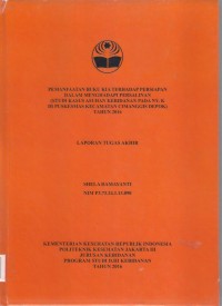 TABD th.2016 : PEMANFAATAN BUKU KIA TERHADAP PERSIAPAN DALAM MENGHADAPI PERSALINAN
(STUDI KASUS ASUHAN KEBIDANAN PADA NY. K
DI PUSKESMAS KECAMATAN CIMANGGIS DEPOK TAHUN 2016 (LTA D3:Kebidanan+E-Book)