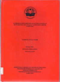 GAMBARAN PERTUMBUHAN ANAK USIA 6-24 BULAN
DI PUSKESMAS KECAMATAN TAPOS KOTA DEPOK
TAHUN 2017 (LTA-Bidan+E Book)