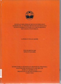 MANFAAT IMD (INISIASI MENYUSU DINI) DAN KEBERHASILAN PROSES MENYUSUI (STUDI KASUS ASUHAN KEBIDANAN PADA NY. N DI PUSKESMAS KECAMATAN PANCORAN 2016 (LTA D3 : Kebidanan+E-Book)