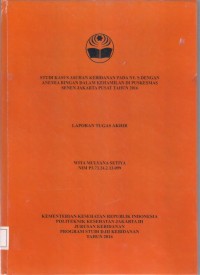 STUDI KASUS ASUHAN KEBIDANAN PADA NY. S DENGAN
ANEMIA RINGAN DALAM KEHAMILAN DI PUSKESMAS
SENEN JAKARTA PUSAT TAHUN 2016 (LTA D3: Kebidanan+E-Book)