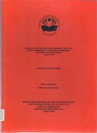 GAMBARAN PENGETAHUAN IBU BEKERJA TENTANG
TEKNIK PEMBERIAN ASI PERAH DI PUSKESMAS
KECAMATAN CENGKARENG
TAHUN 2018 (LTA-Bidan+E Book)