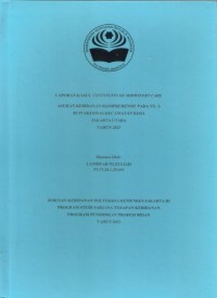 LKD4 th.2023 : LAPORAN KASUS CONTINUITY OF MIDWIFERY CARE ASUHAN KEBIDANAN KOMPREHENSIF PADA NY. S DI PUSKESMAS KECAMATAN KOJA JAKARTA UTARA TAHUN 2023