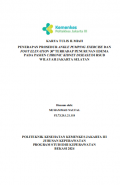 Karya  Tulis Ilmiah Keperawatan 2024: Penerapan Prosedur Ankle Pumping Exercise dan Foot Elevation  30o  Terhadap Derajat Penurunan Derajat Edema Pada Pasien Chronic Kidney Disease Di RSUD Wilayah Jakarta Selatan